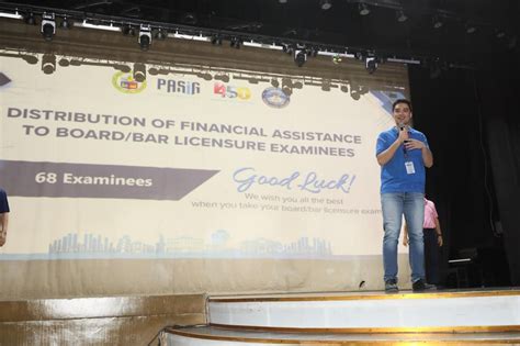 vico sotto bar exam results|68 board takers receive financial aid from Pasig City.